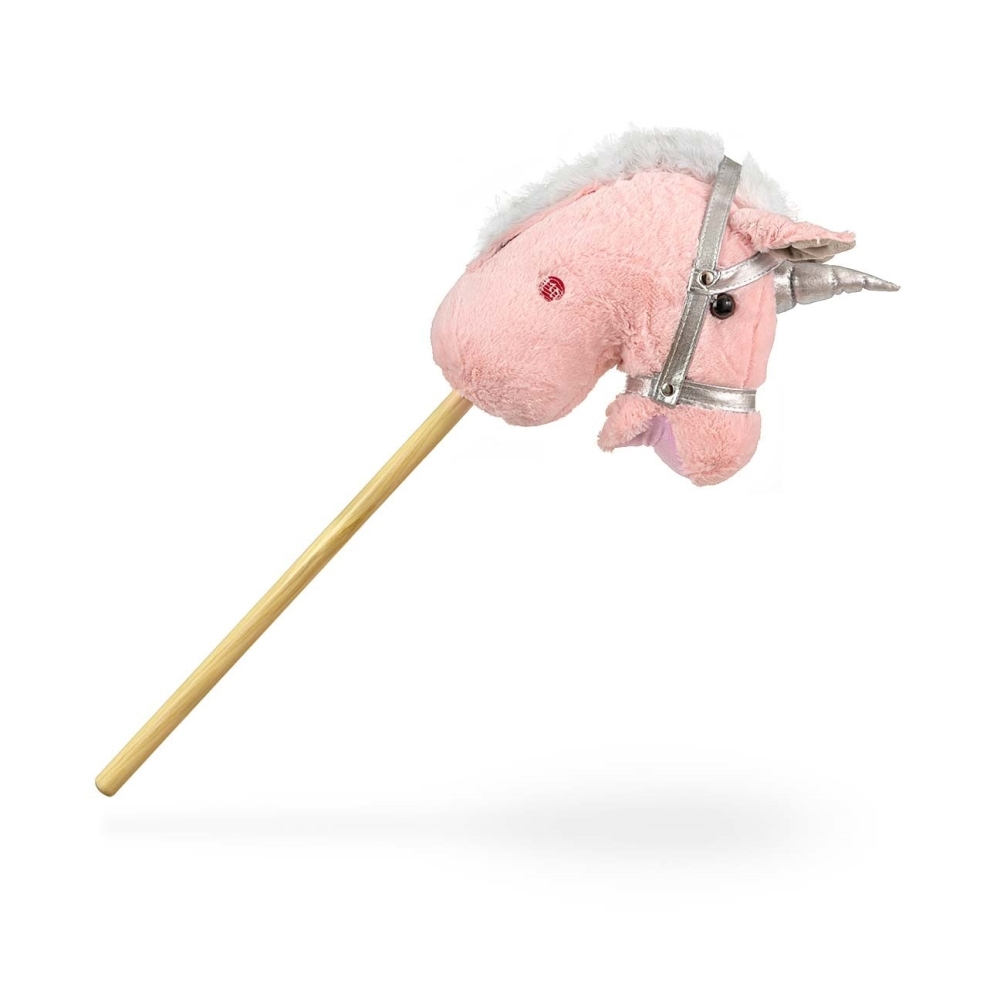 "Hobby Stick Horse" ryškiai rožinis