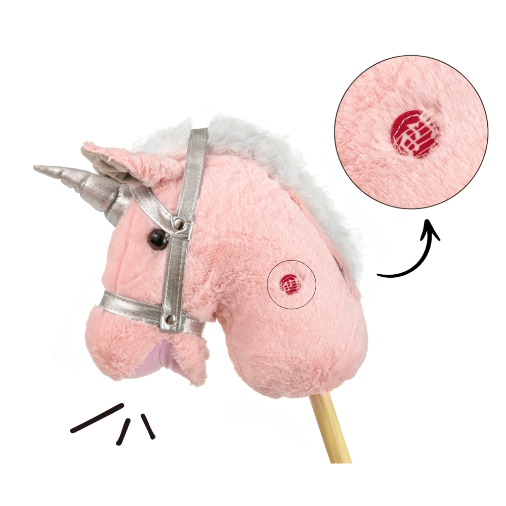 Hobby Koń na Kiju Light Pink