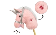 "Hobby Stick Horse" ryškiai rožinis