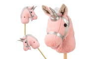 "Hobby Stick Horse" ryškiai rožinis