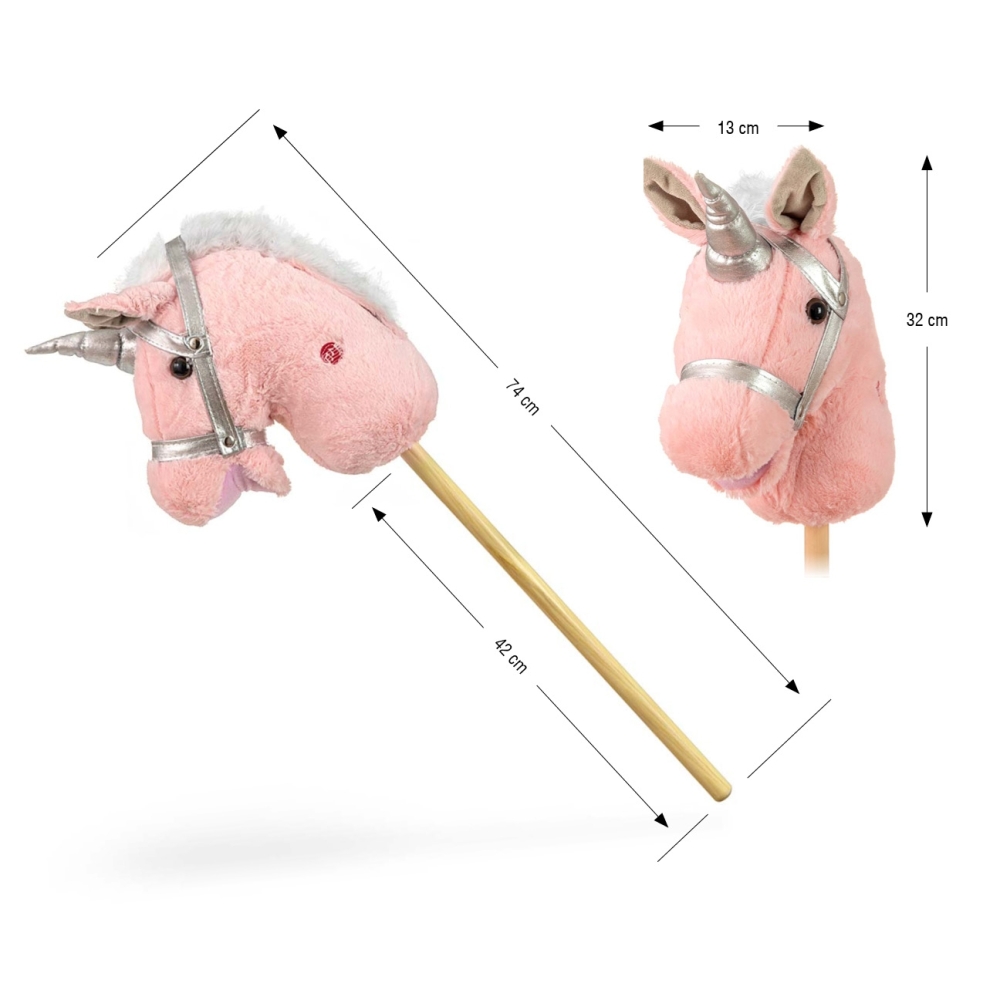 Hobby Koń na Kiju Light Pink