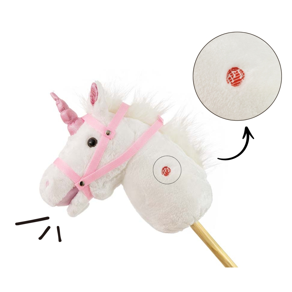 Hobby Koń na Kiju White
