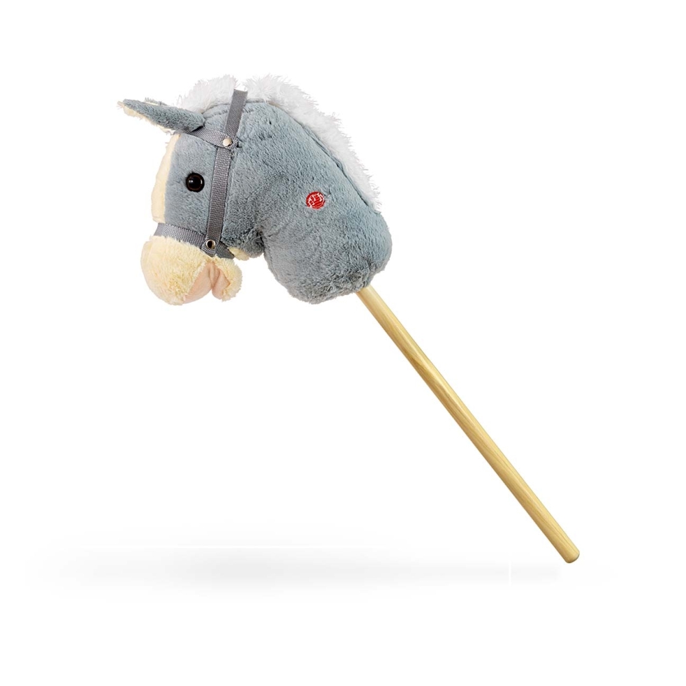 Žaislinis arklys ant pagalio Milly Mally Hobby, Grey