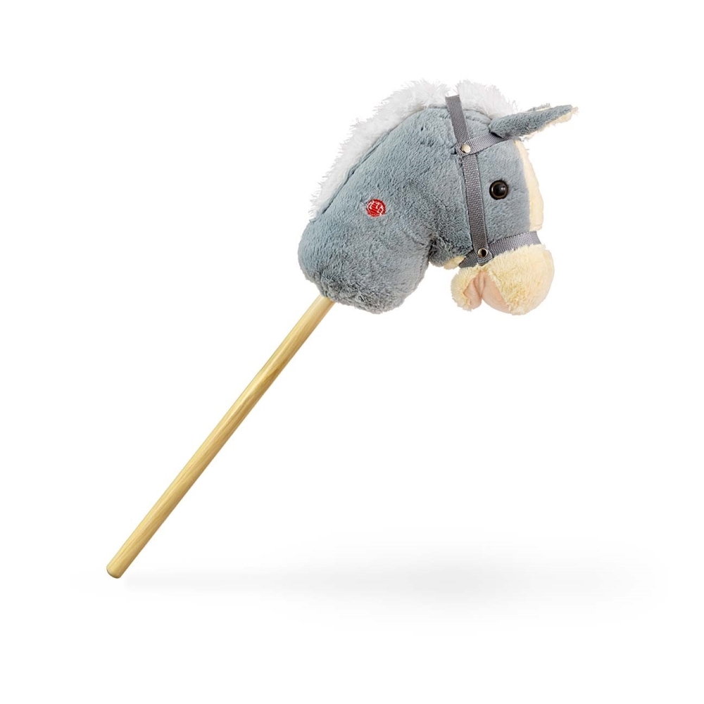 Žaislinis arklys ant pagalio Milly Mally Hobby, Grey