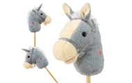 Žaislinis arklys ant pagalio Milly Mally Hobby, Grey
