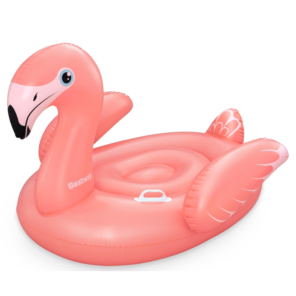 Pripučiamas flamingas 138 x107 cm Bestway 41525-Žaislai, Lauko žaislai, Pripučiami ratai, žaislai, čiužiniai-e-vaikas