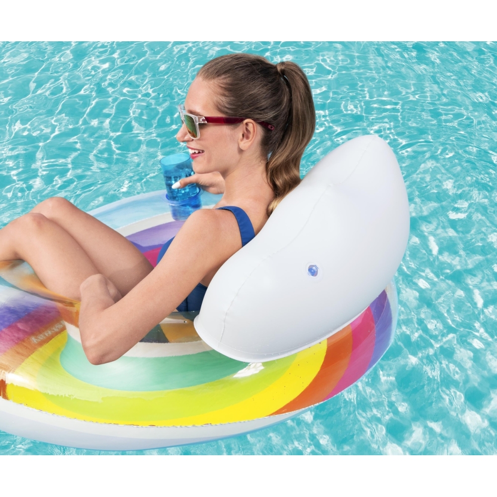 Inflatable Swimming Ring 107 cm Rainbow Bestway 43647