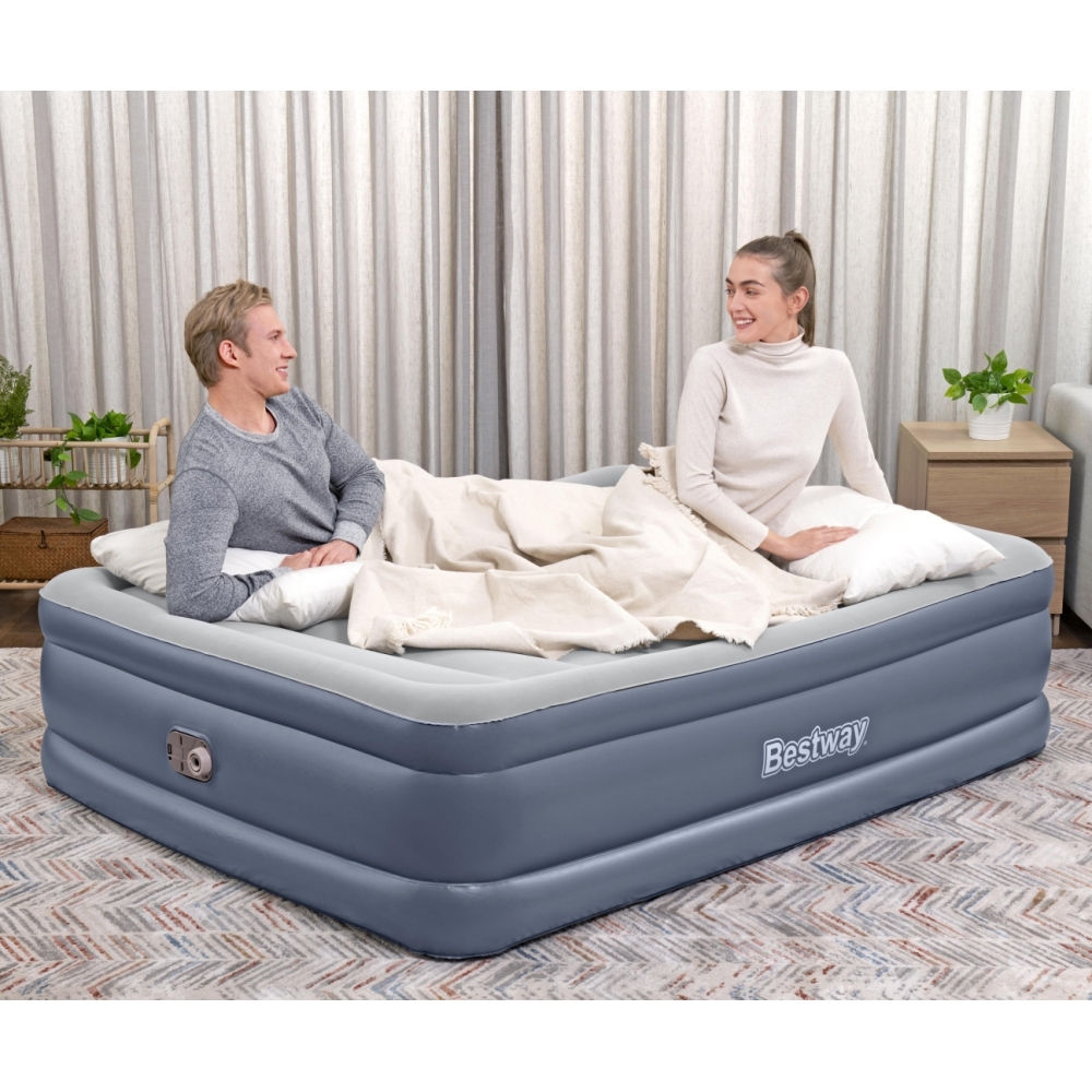 Pripučiamas čiužinys 203 x 152 x 51 cm Bestway 6713I-Namai, laisvalaikis, turizmas, Pripučiami čiužiniai ir baldai-e-vaikas