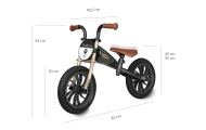 Qplay Rowerek Biegowy Feduro Black-Golden