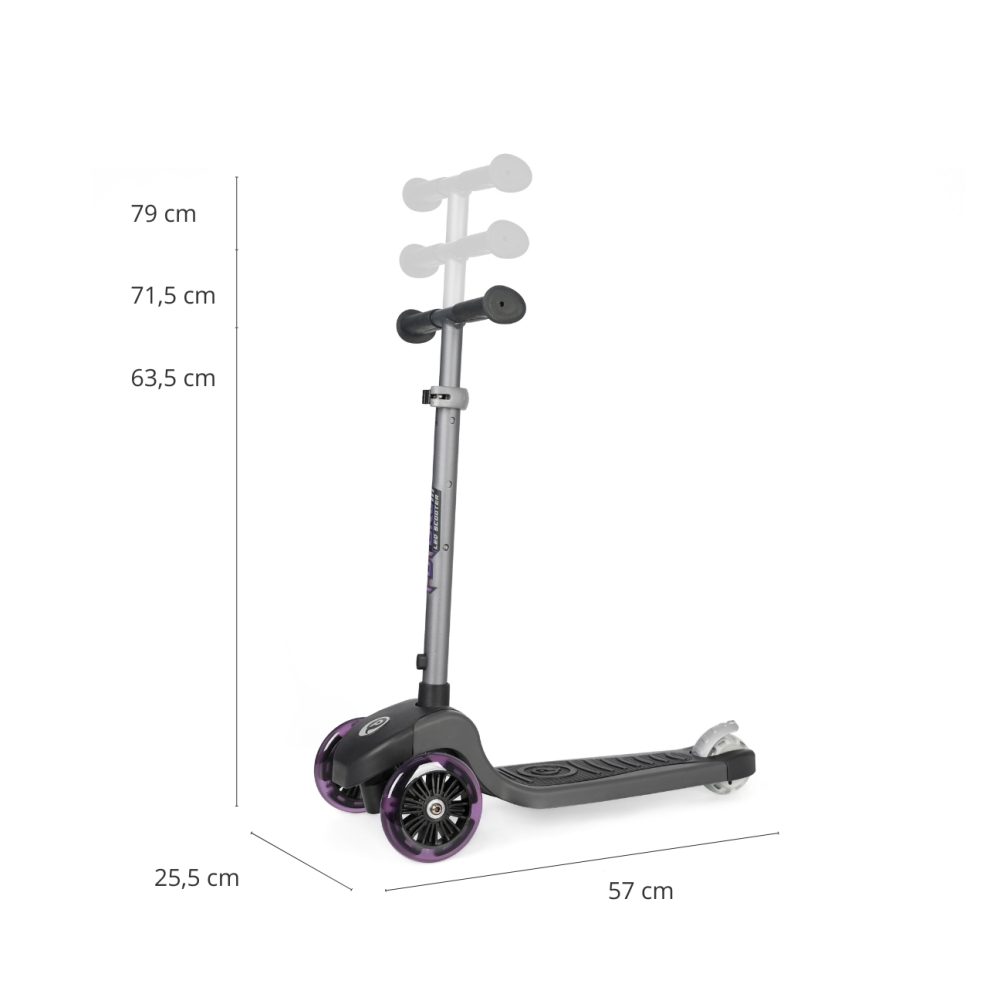 Qplay Hulajnoga Future Eco Purple