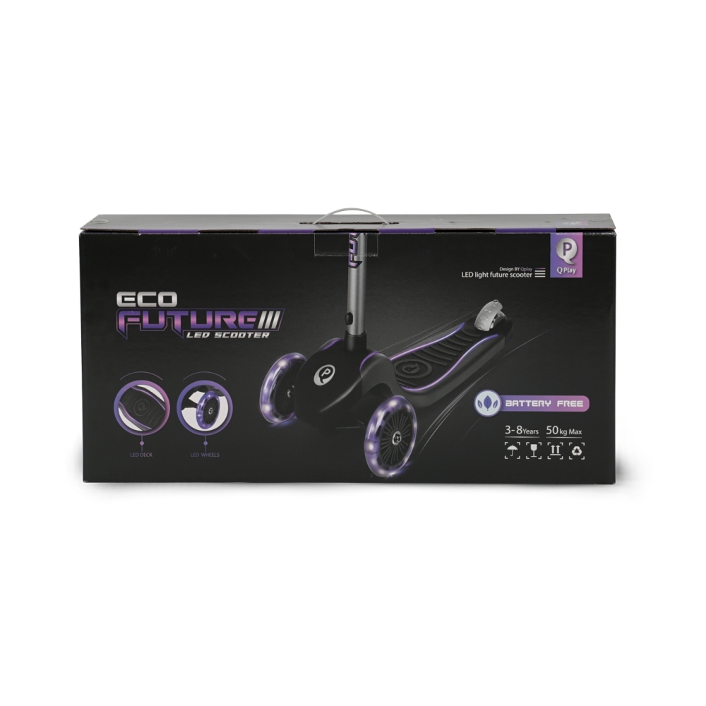 Qplay Hulajnoga Future Eco Purple