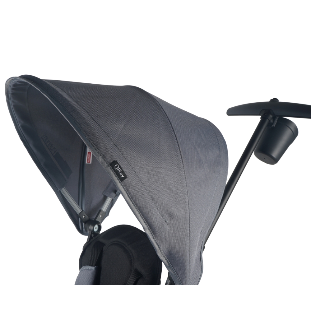 Triratis Qplay Elite Platinum, Grey-Judėjimui, Triratukai vaikams-e-vaikas