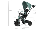 Qplay Rowerek Trójkołowy Elite Platinum Green