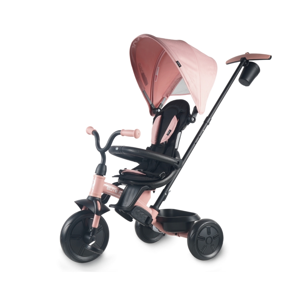 Triratis Qplay Elite Platinum, Pink-Judėjimui, Triratukai vaikams-e-vaikas