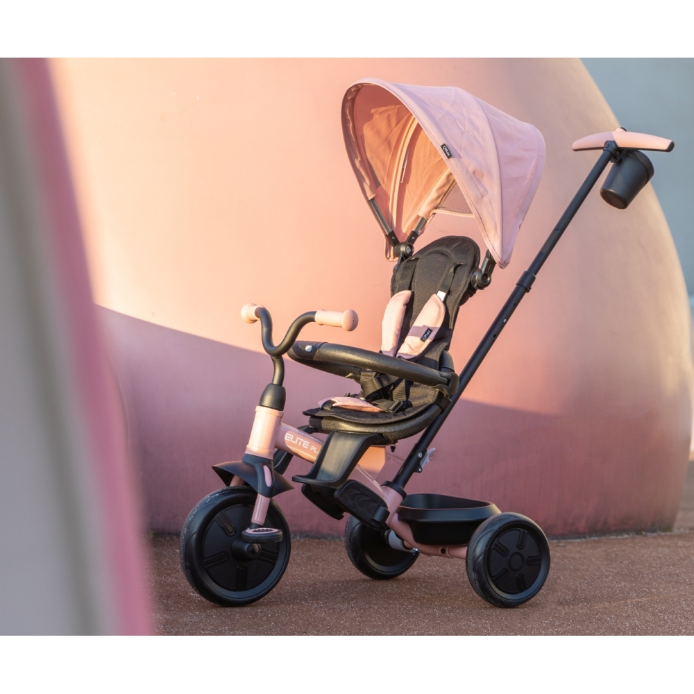 Triratis Qplay Elite Platinum, Pink-Judėjimui, Triratukai vaikams-e-vaikas