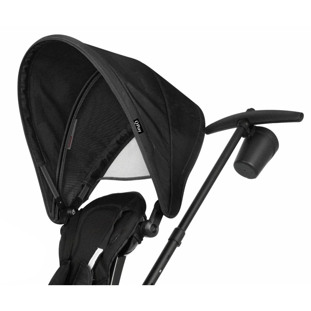 Triratis Qplay Elite Platinum, Black-Judėjimui, Triratukai vaikams-e-vaikas