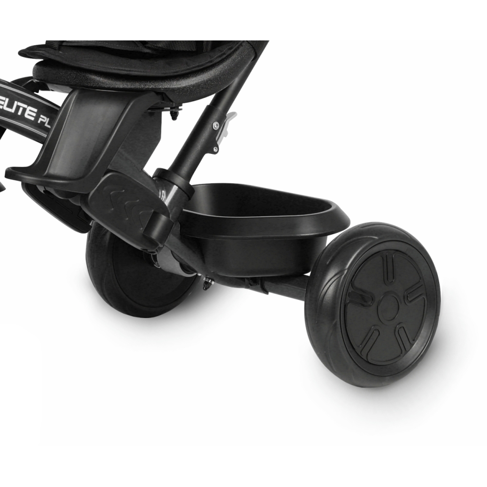 Triratis Qplay Elite Platinum, Black-Judėjimui, Triratukai vaikams-e-vaikas