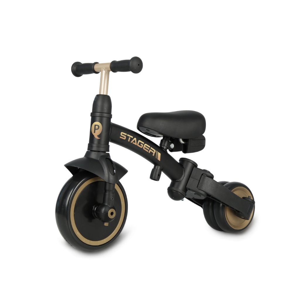 Triratis Qplay Stager 3w1, Platinum-Judėjimui, Triratukai vaikams-e-vaikas
