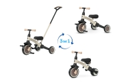 Qplay Rowerek Trójkołowy Stager 3w1 Brown
