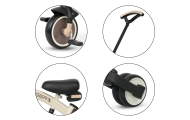 Qplay Rowerek Trójkołowy Stager 3w1 Brown