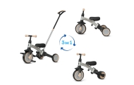Qplay Rowerek Trójkołowy Stager 3w1 Silver