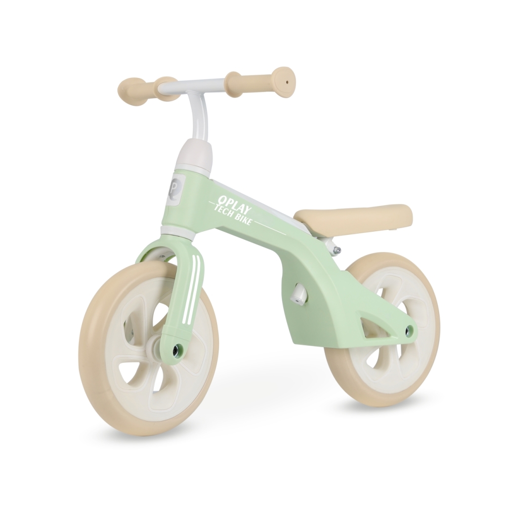 Balansinis dviratis Qplay Bike Tech, Mint-Judėjimui, Balansiniai dviratukai-e-vaikas