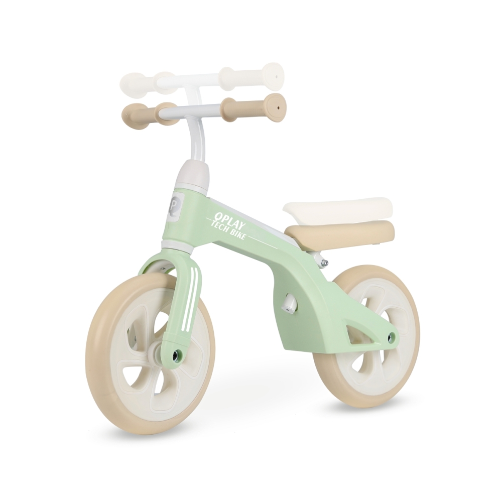 Balansinis dviratis Qplay Bike Tech, Mint-Judėjimui, Balansiniai dviratukai-e-vaikas