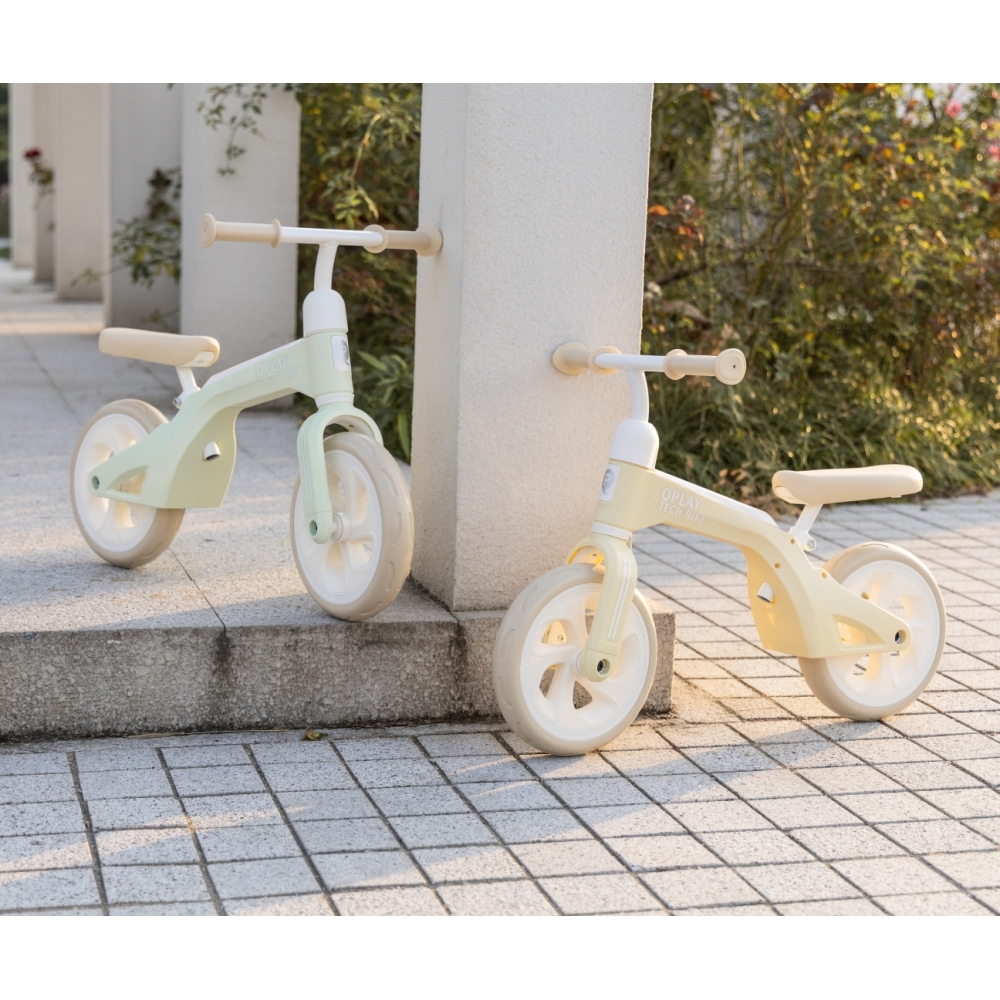 Balansinis dviratis Qplay Bike Tech, Mint-Judėjimui, Balansiniai dviratukai-e-vaikas