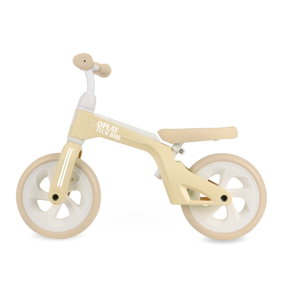 Balansinis dviratis Qplay Bike Tech, Cream-Judėjimui, Balansiniai dviratukai-e-vaikas