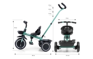 Rowerek Trójkołowy Axel Dark Green