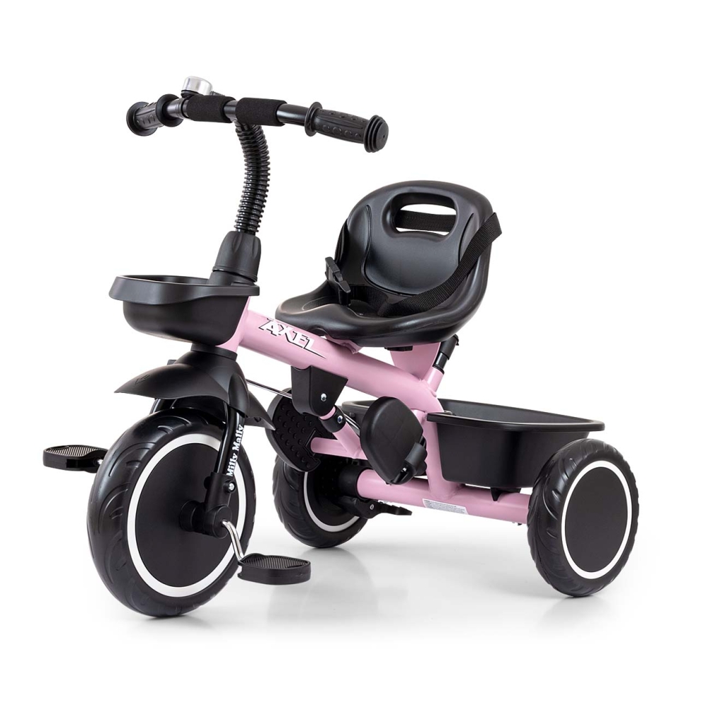 Triratis Axel New, rožinis-Judėjimui, Triratukai vaikams-e-vaikas