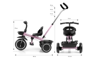 Rowerek Trójkołowy Axel New Pink