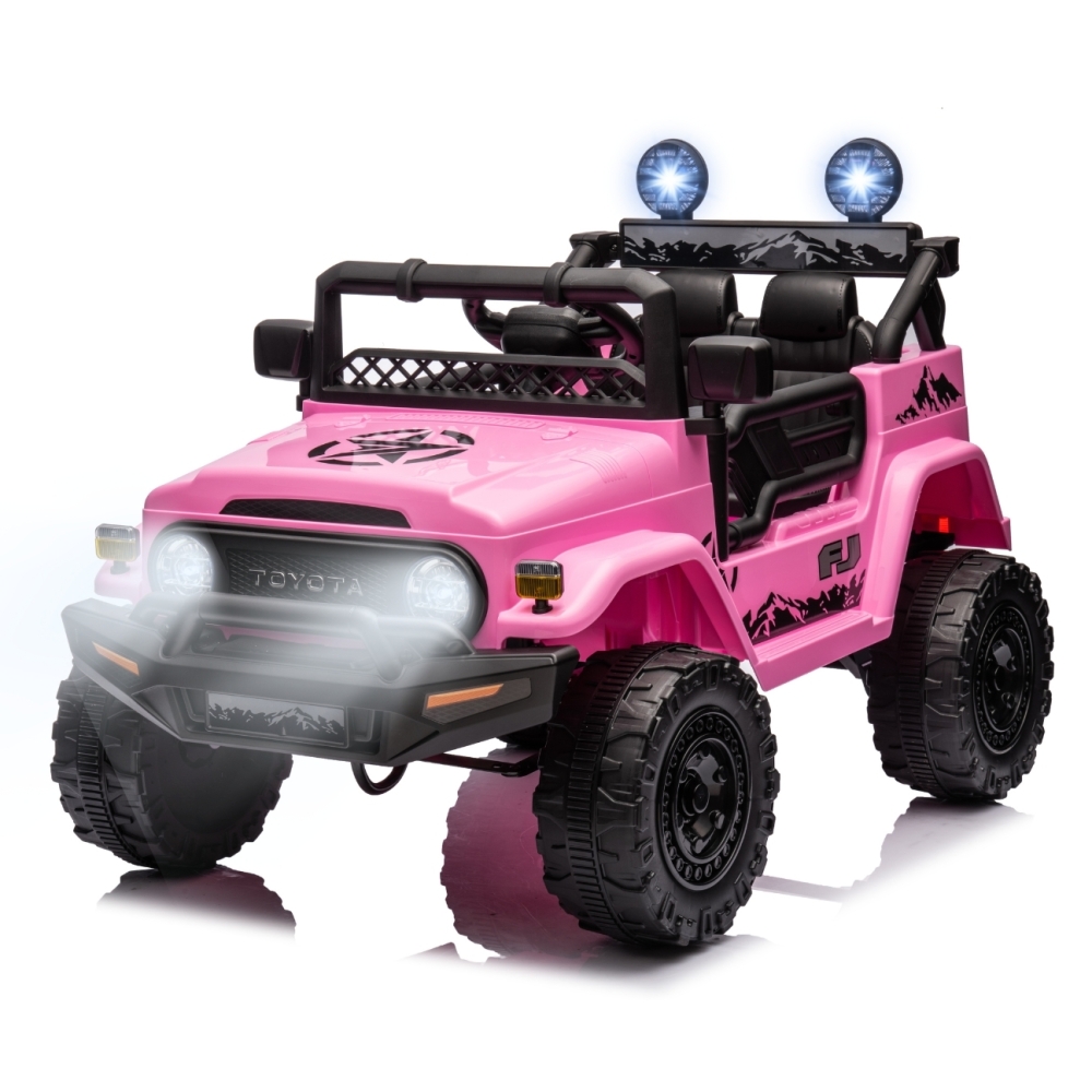 Elektromobilis Toyota FJ Cruiser, Pink-Elektromobiliai vaikams, Visureigiai-e-vaikas