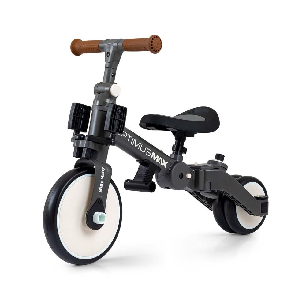 Rowerek 5w1 Optimus Max Dark Grey