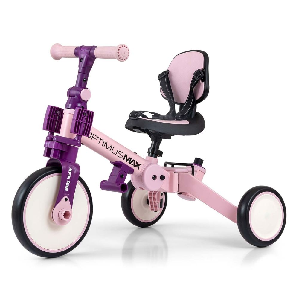 Rowerek 5w1 Optimus Max Pink