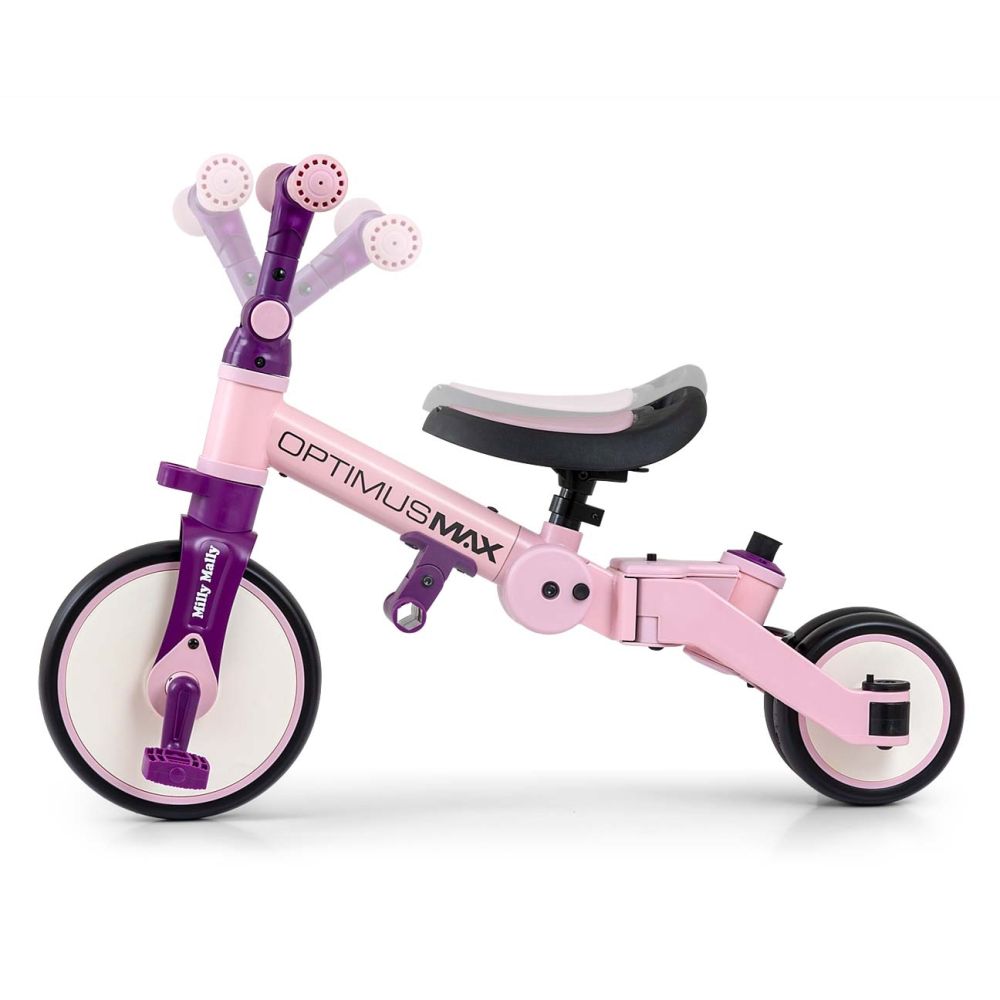 Rowerek 5w1 Optimus Max Pink