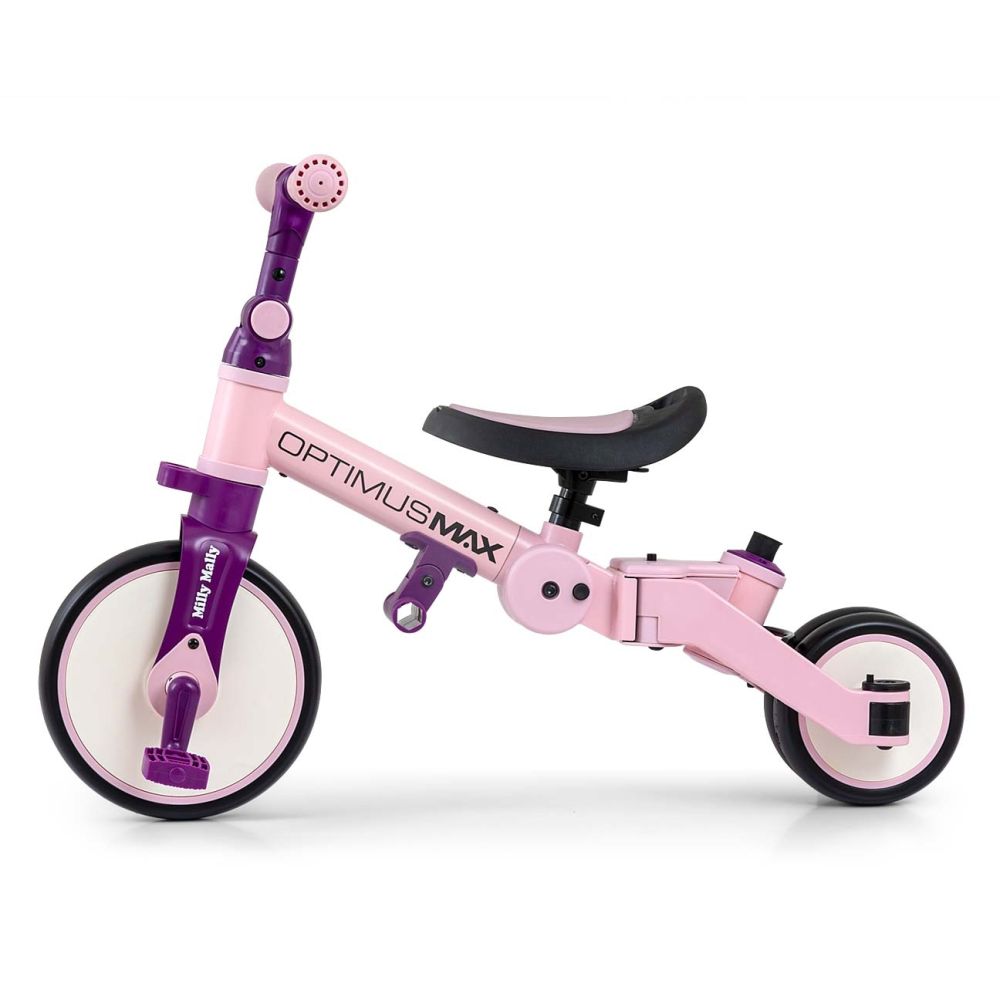 Rowerek 5w1 Optimus Max Pink