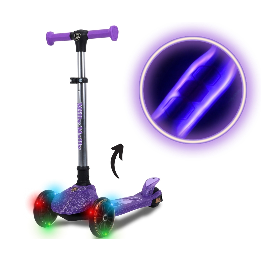 Paspirtukas Scooter Jelly, Violet-Judėjimui, Paspirtukai vaikams-e-vaikas