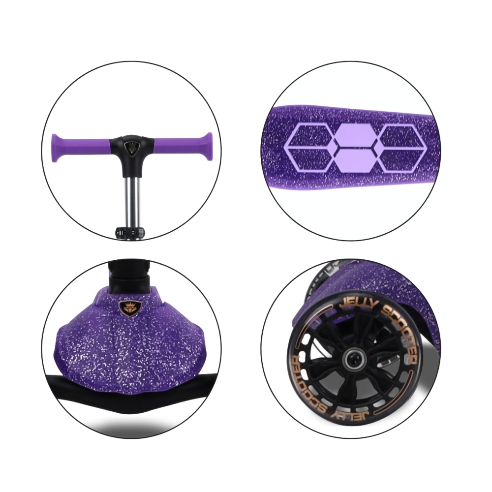 Paspirtukas Scooter Jelly, Violet-Judėjimui, Paspirtukai vaikams-e-vaikas