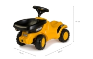 Paspiriama mašinėlė Rolly Toys 135646 Rolly MiniTrac savivartis sunkvežimis JCB Rider-Judėjimui, Paspiriamosios mašinėlės ir jų 