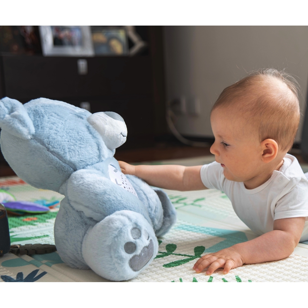 Pliušinis žaislas su projektoriumi Milly Bear Blue-Miegui, Žaislai, Migdukai ir karuselės, Kūdikiams, Miego žaislai-e-vaikas