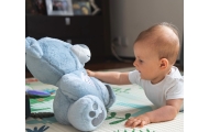 Pliušinis žaislas su projektoriumi Milly Bear Blue-Miegui, Žaislai, Migdukai ir karuselės, Kūdikiams, Miego žaislai-e-vaikas