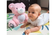 Pliušinis žaislas su projektoriumi Milly Bear Pink-Miegui, Žaislai, Migdukai ir karuselės, Kūdikiams, Miego žaislai-e-vaikas
