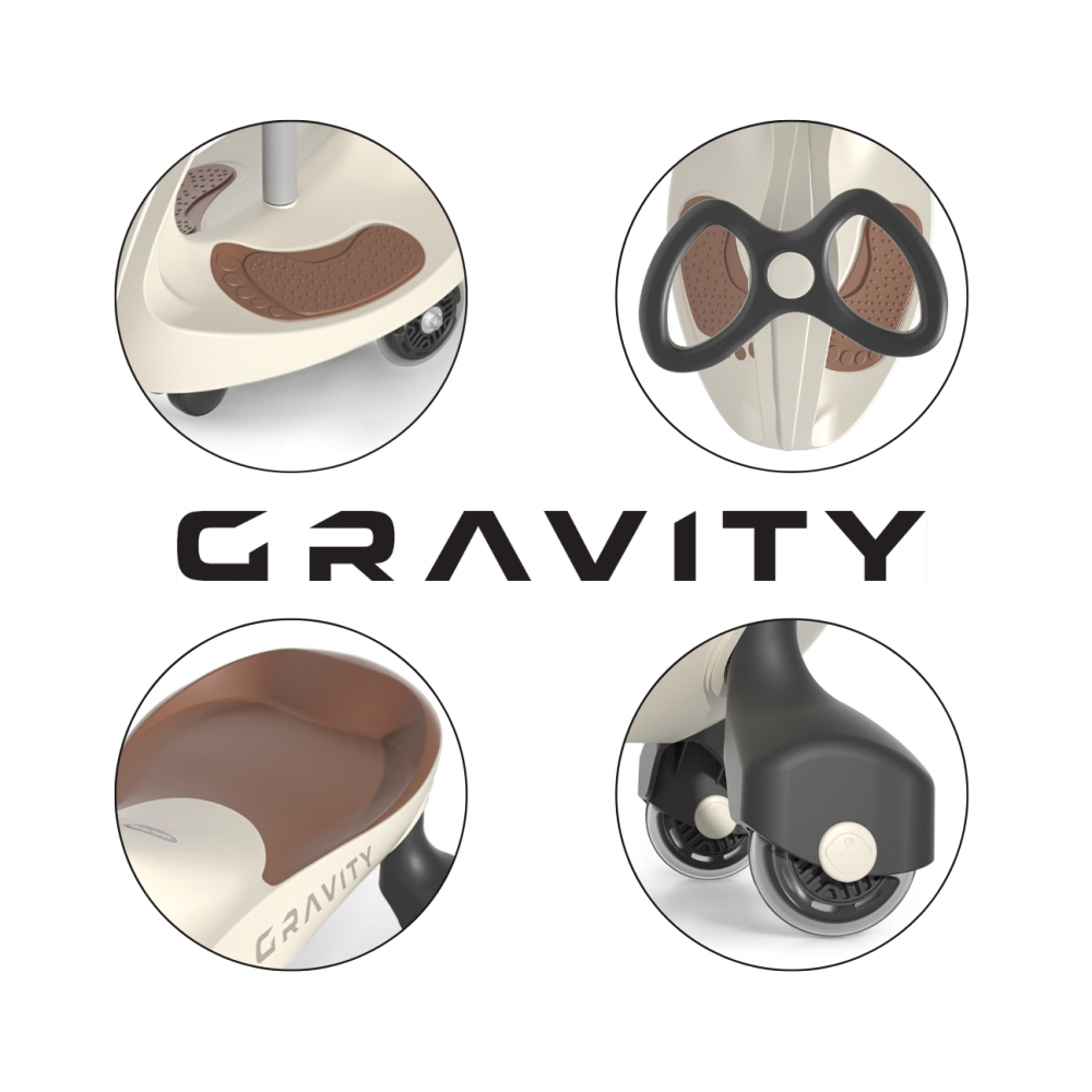 Jeździk Grawitacyjny Gravity Beige Brown