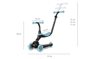 Qplay Hulajnoga Sema Evo 3w1 Sky Blue