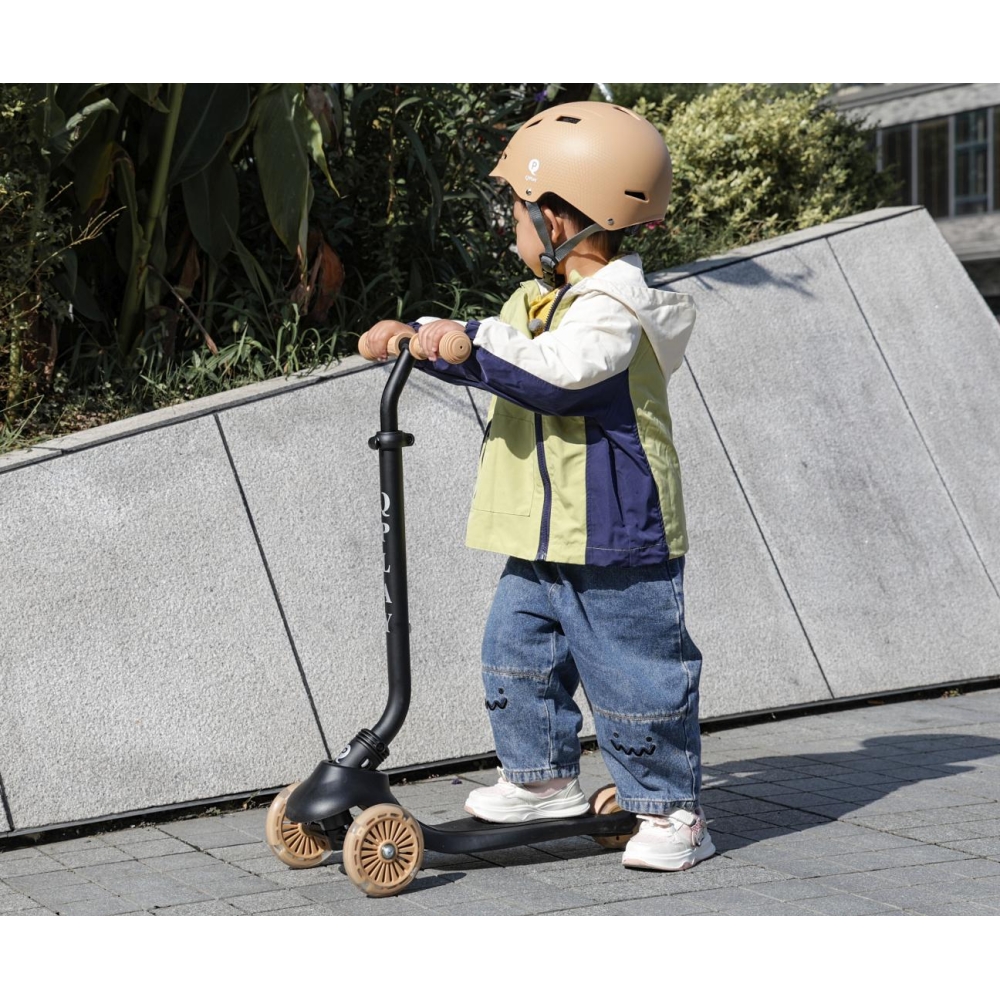Paspirtukas Qplay Sema Evo 3in1, Khaki-Judėjimui, Paspirtukai vaikams-e-vaikas