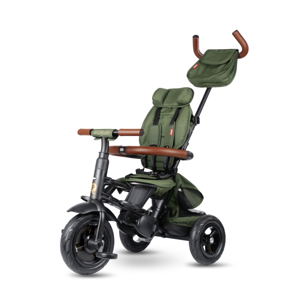 Triratis Qplay Rito Deluxe Rubber, Olive-Judėjimui, Triratukai vaikams-e-vaikas