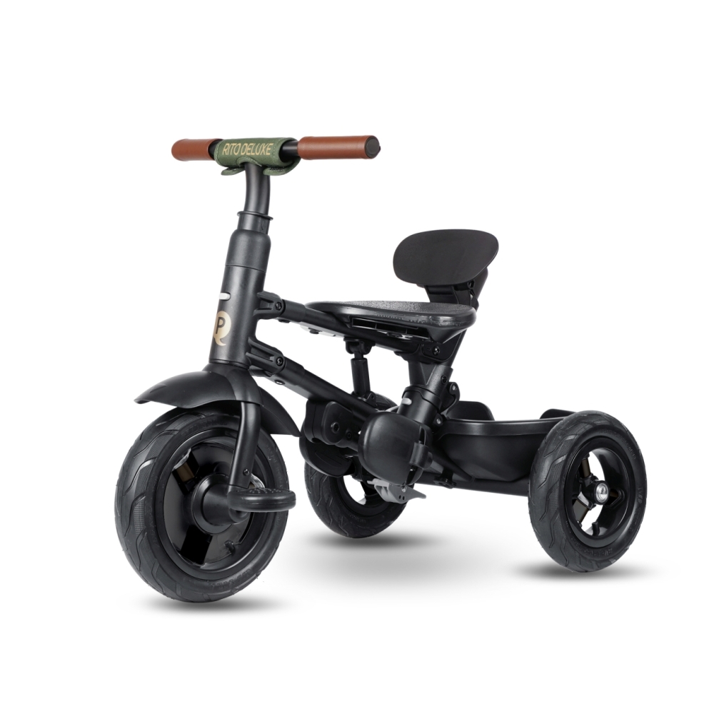 Triratis Qplay Rito Deluxe Rubber, Olive-Judėjimui, Triratukai vaikams-e-vaikas
