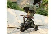 Qplay Rowerek Trójkołowy Rito Deluxe Rubber Olive