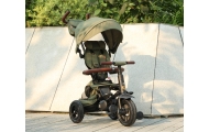 Qplay Rowerek Trójkołowy Rito Deluxe Rubber Olive